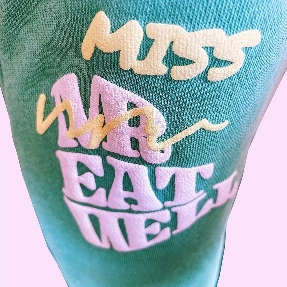 Mr Eatwell Miss Eatwell Parm Novelty Sweatpants, 100… Gem